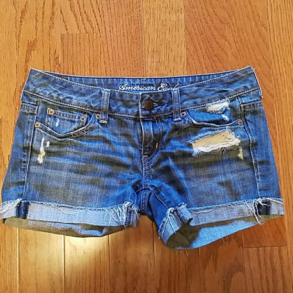 American eagle denim shorts sz 2